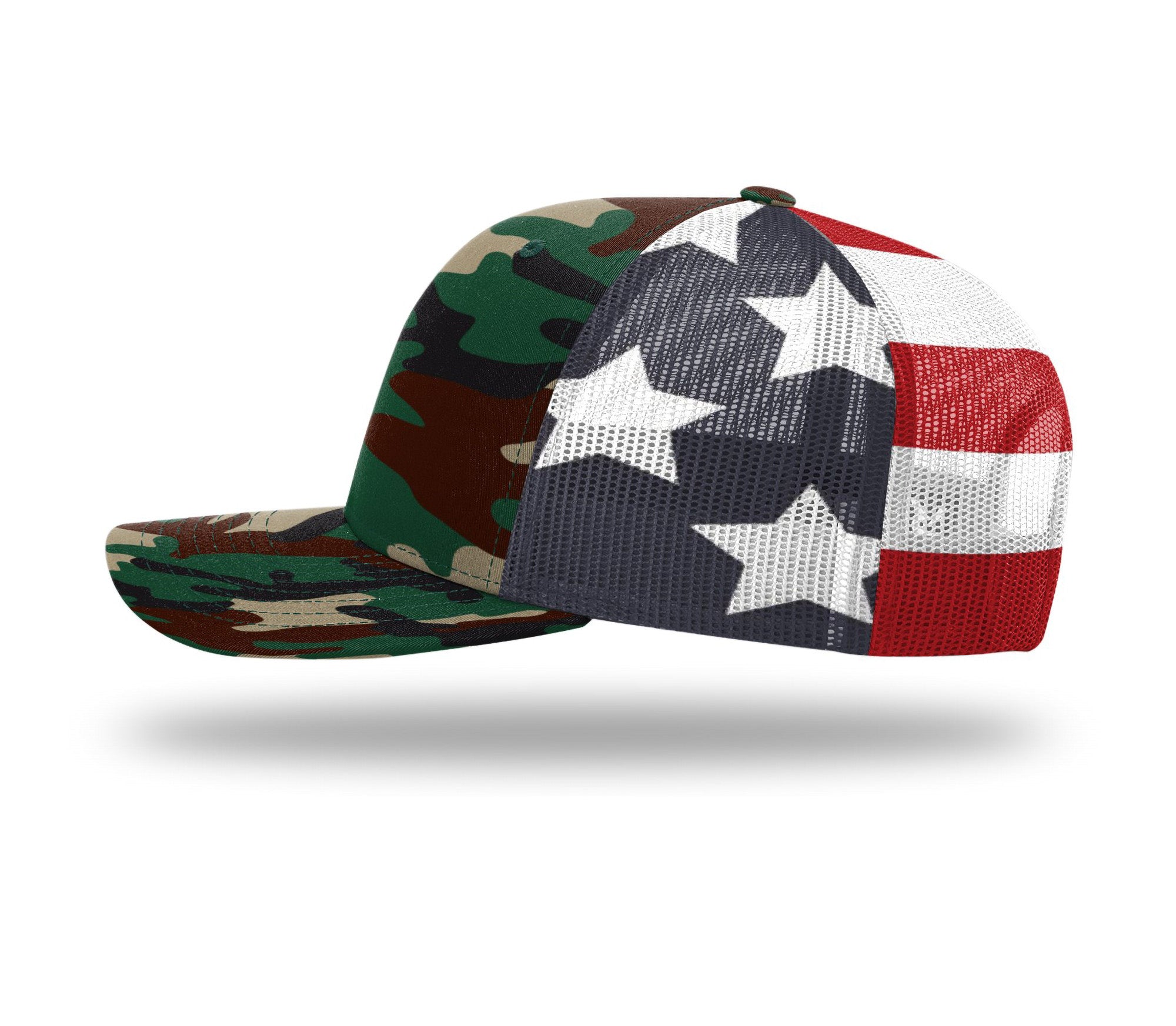 Richardson Printed Mesh Trucker Hat-Blank