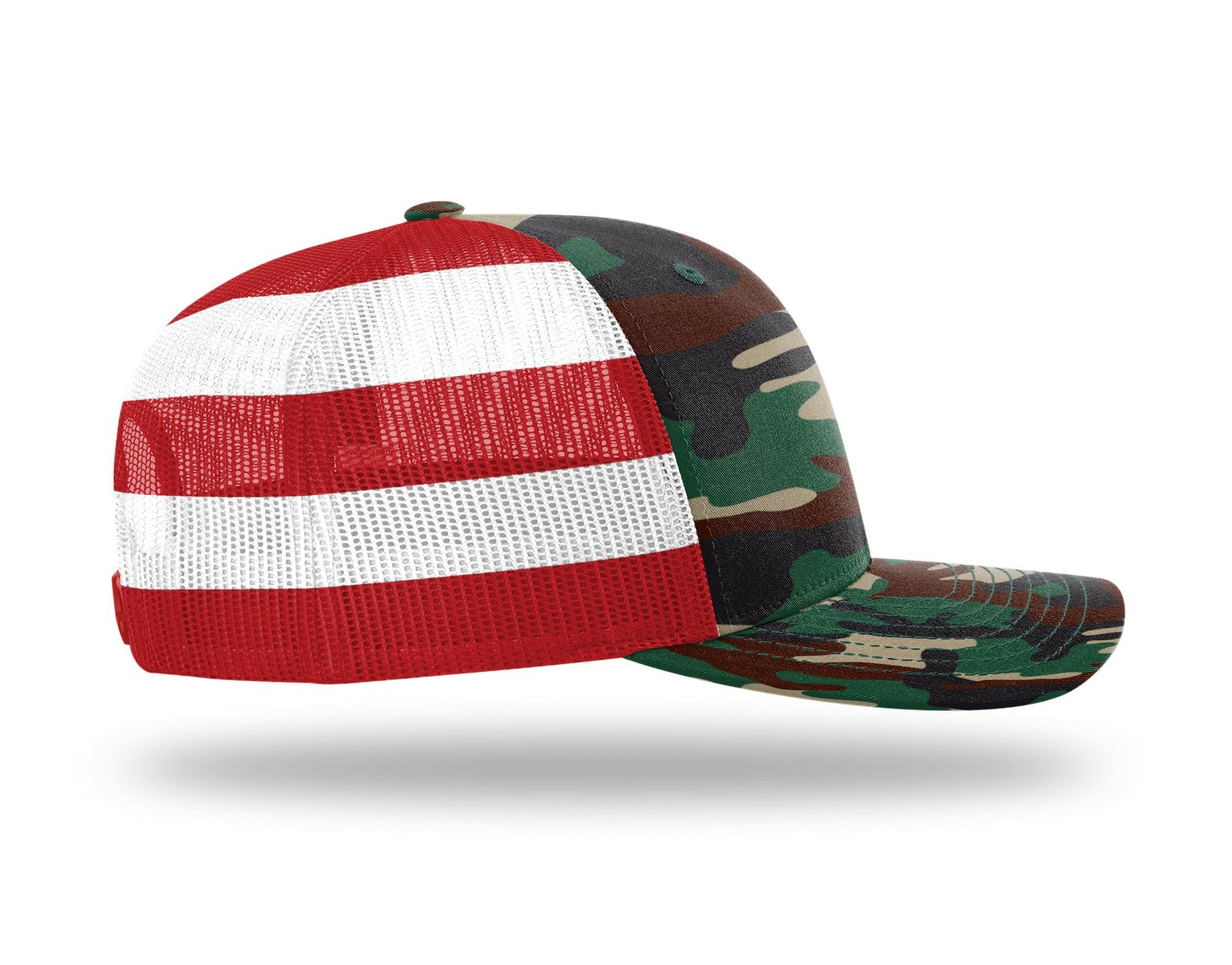 Richardson Printed Mesh Trucker Hat-Blank