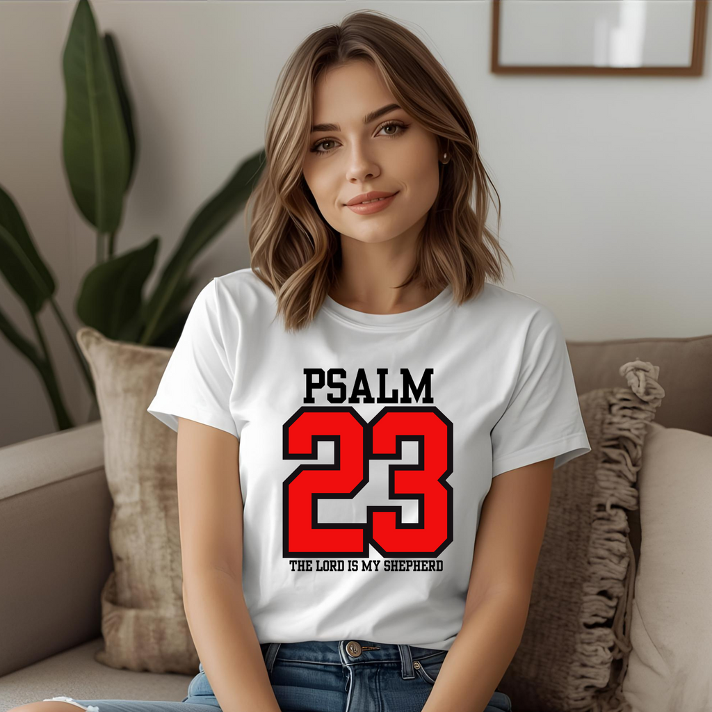 Psalm 23 Statement Tee – The Lord Is My Shepherd
