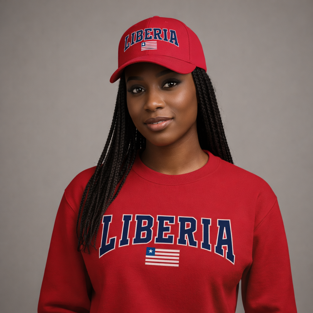 Liberia Heritage Sweatshirt – Vintage Flag Crewneck | Unisex Streetwear