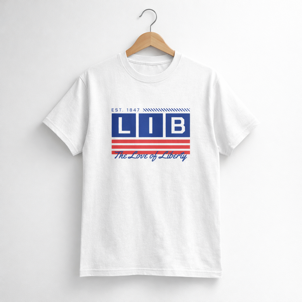 LIB – The Love of Liberty Graphic T-Shirt | Classic Patriotic Tee