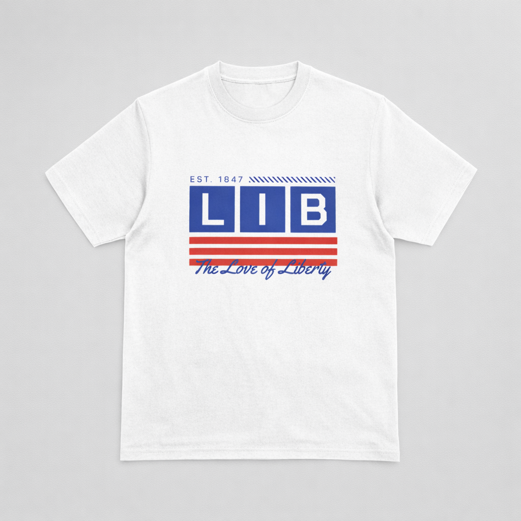 LIB – The Love of Liberty Graphic T-Shirt | Classic Patriotic Tee