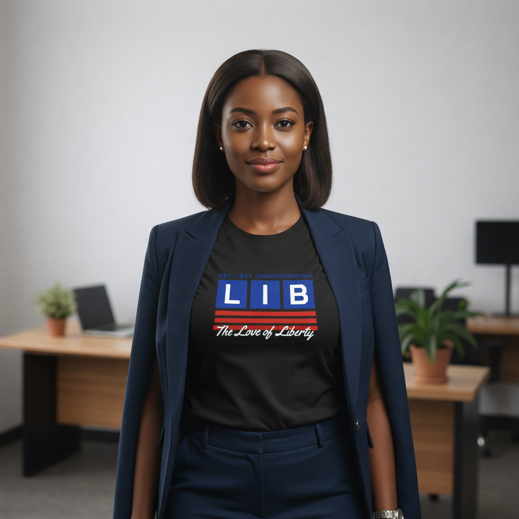 LIB – The Love of Liberty Graphic T-Shirt | Classic Patriotic Tee