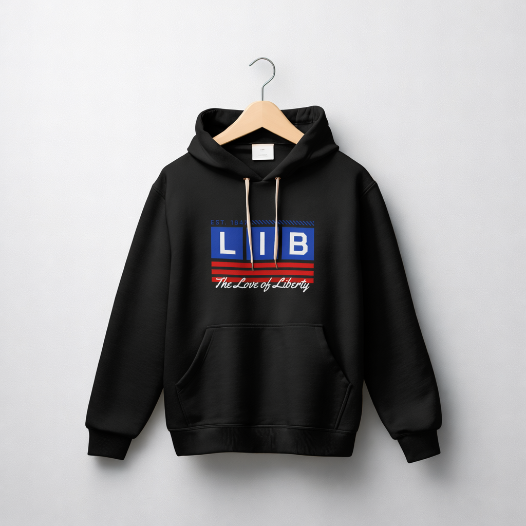 LIB – The Love of Liberty Hoodie | Patriotic Pullover