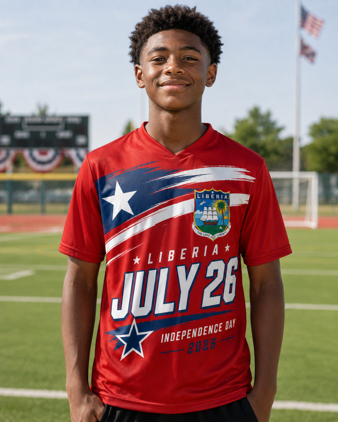 Liberia July 26 Independence Day Jersey 2026