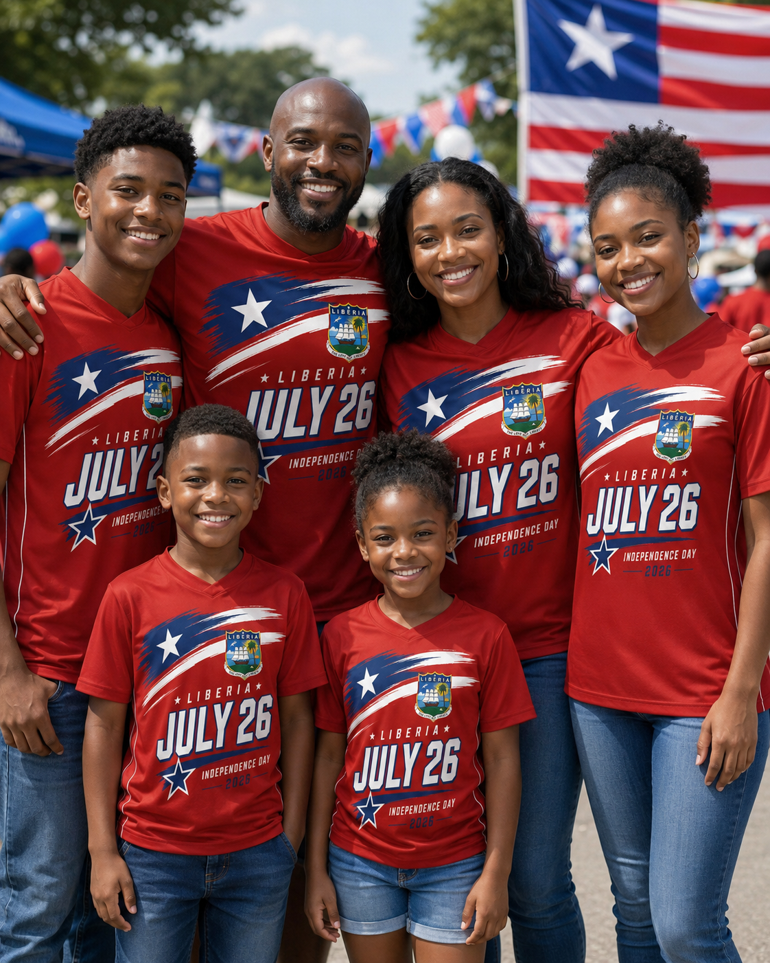 Liberia July 26 Independence Day Jersey 2026