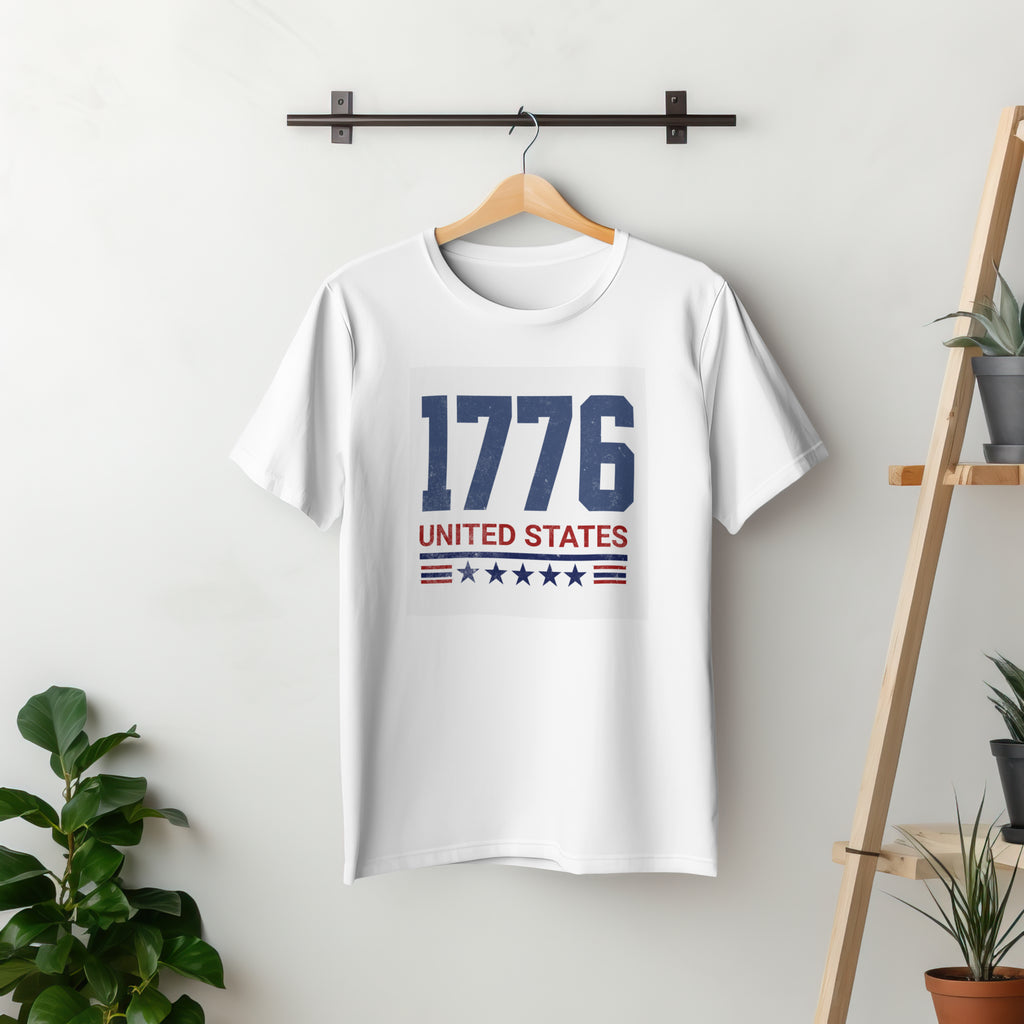 1776 United States Red White Blue Graphic Shirt