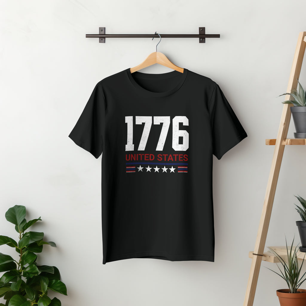 1776 United States Red White Blue Graphic Shirt