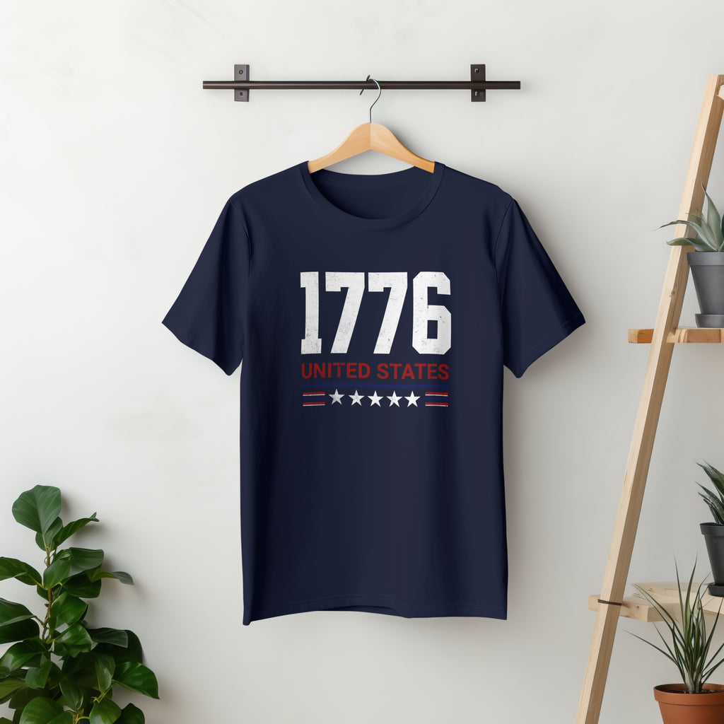1776 United States Red White Blue Graphic Shirt