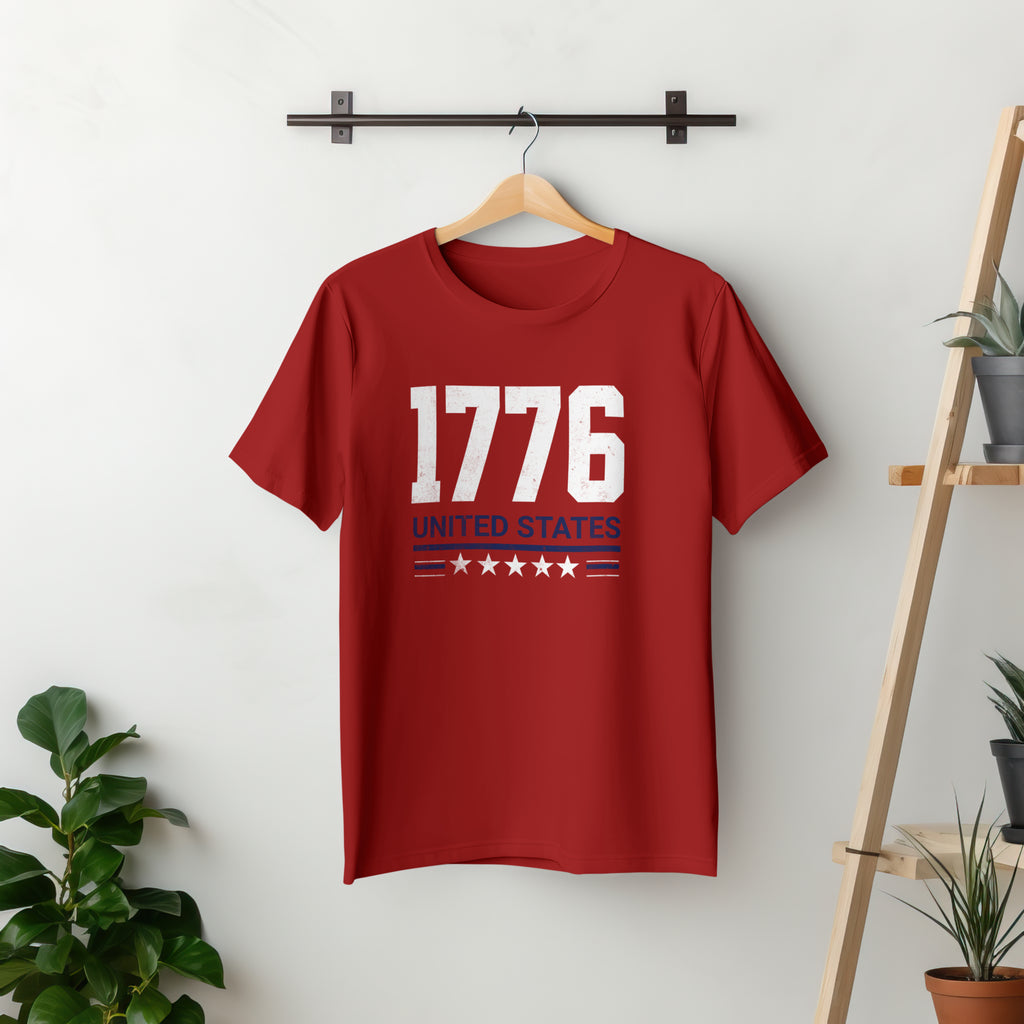 1776 United States Red White Blue Graphic Shirt