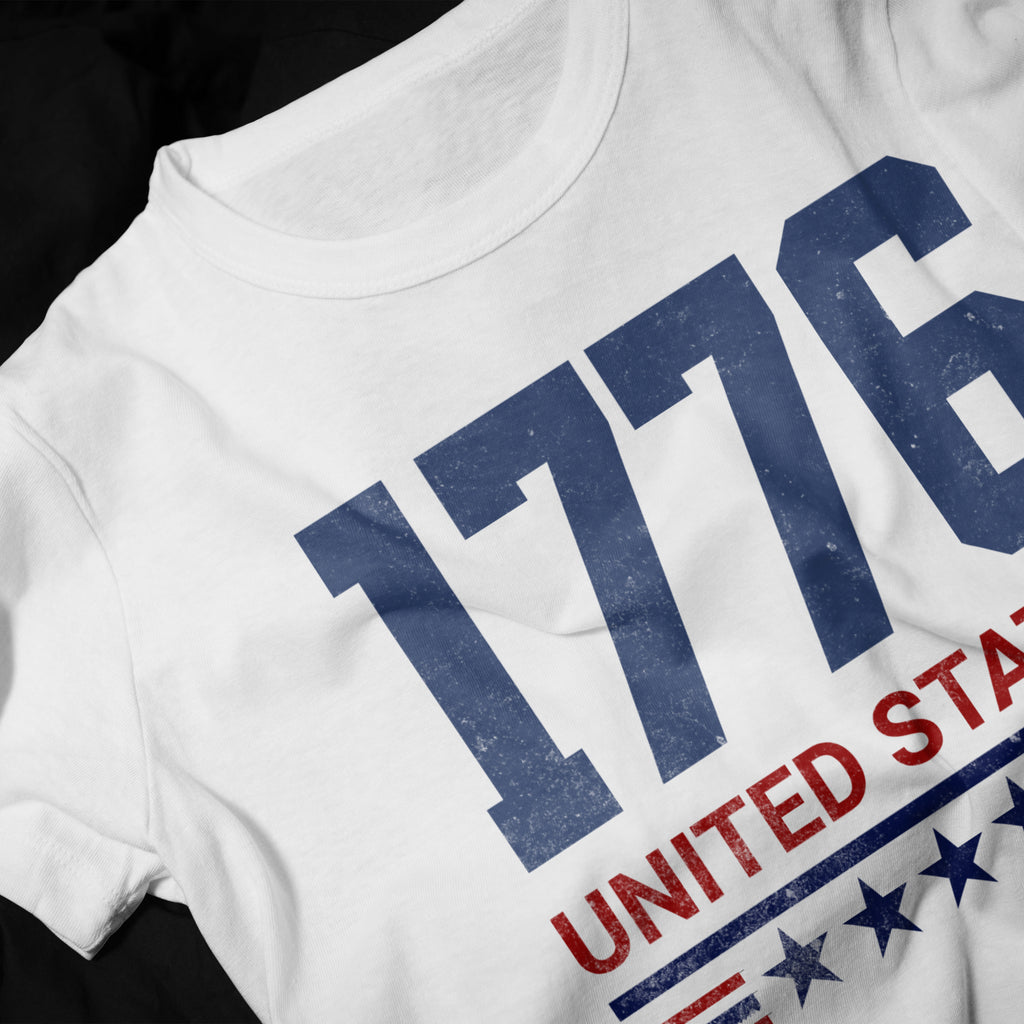 1776 United States Red White Blue Graphic Shirt