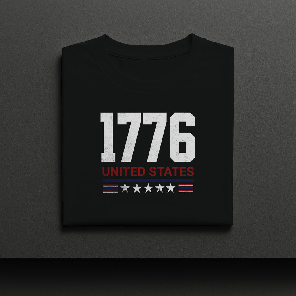 1776 United States Red White Blue Graphic Shirt