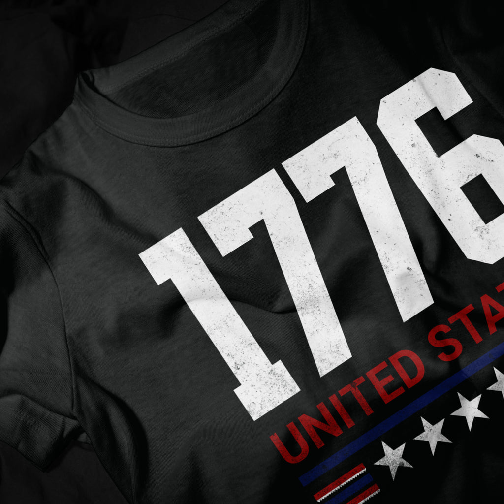 1776 United States Red White Blue Graphic Shirt