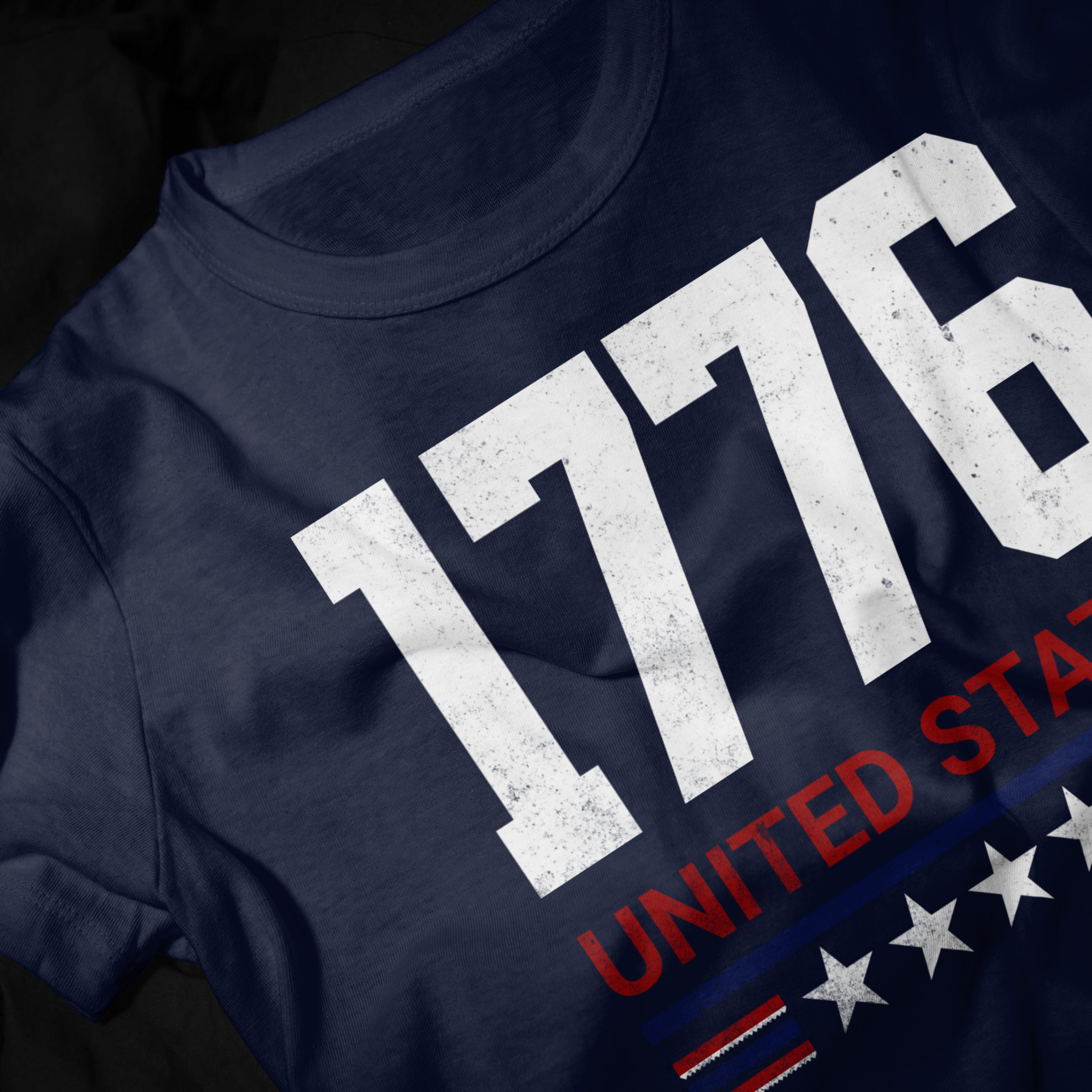 1776 United States Red White Blue Graphic Shirt