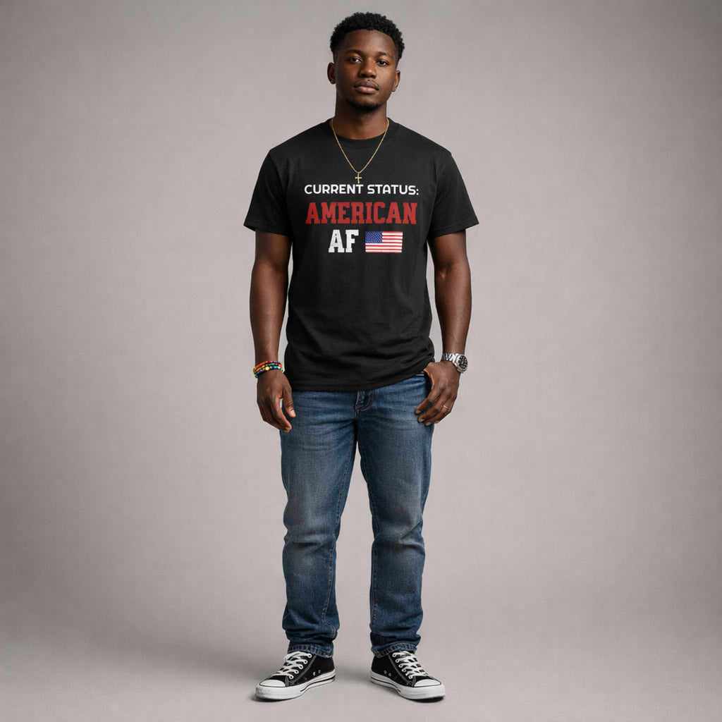 Bold Patriotic American AF Shirt