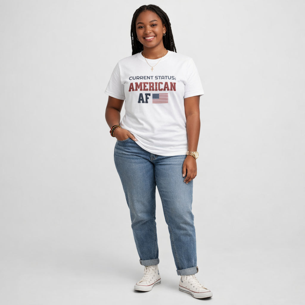 Bold Patriotic American AF Shirt