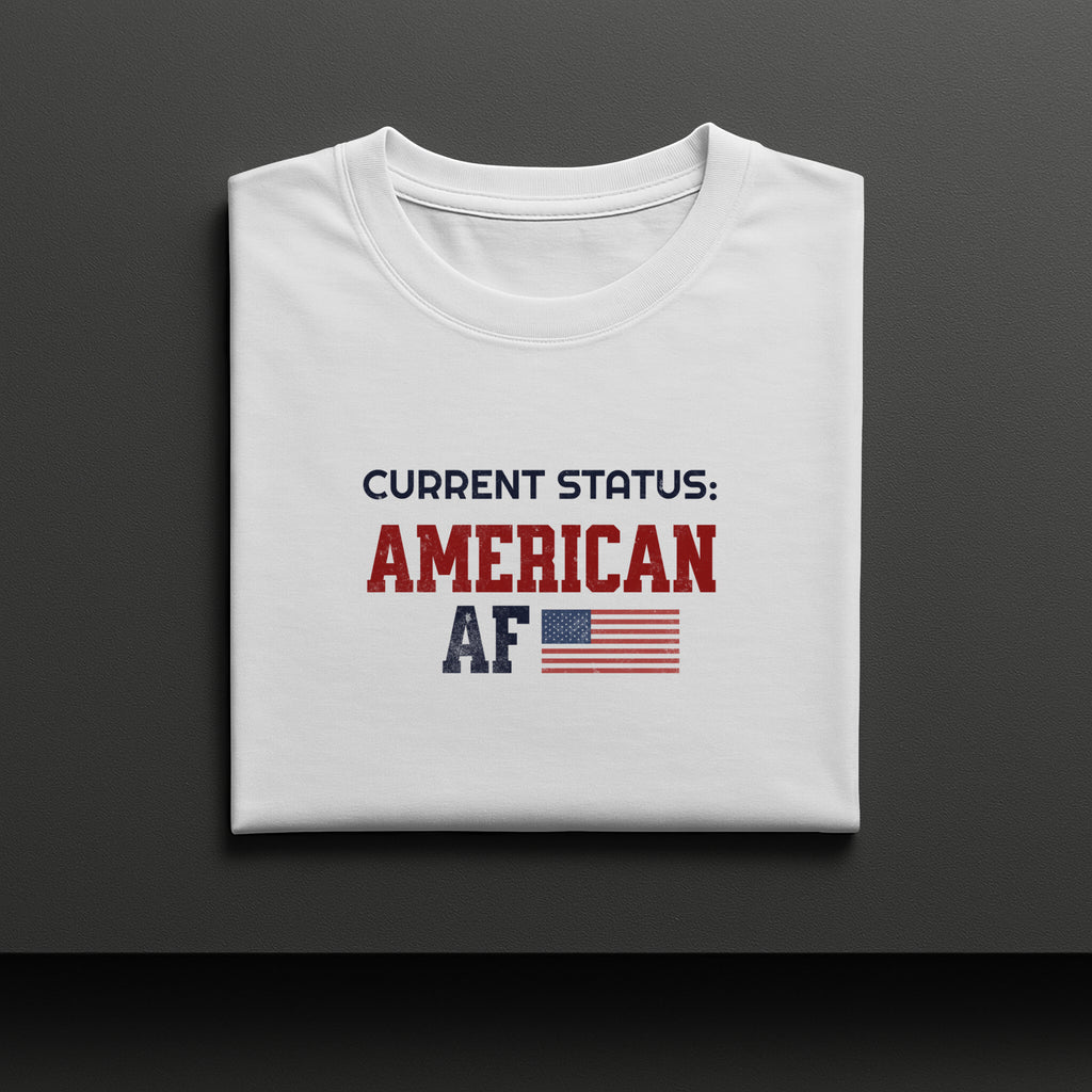 Bold Patriotic American AF Shirt