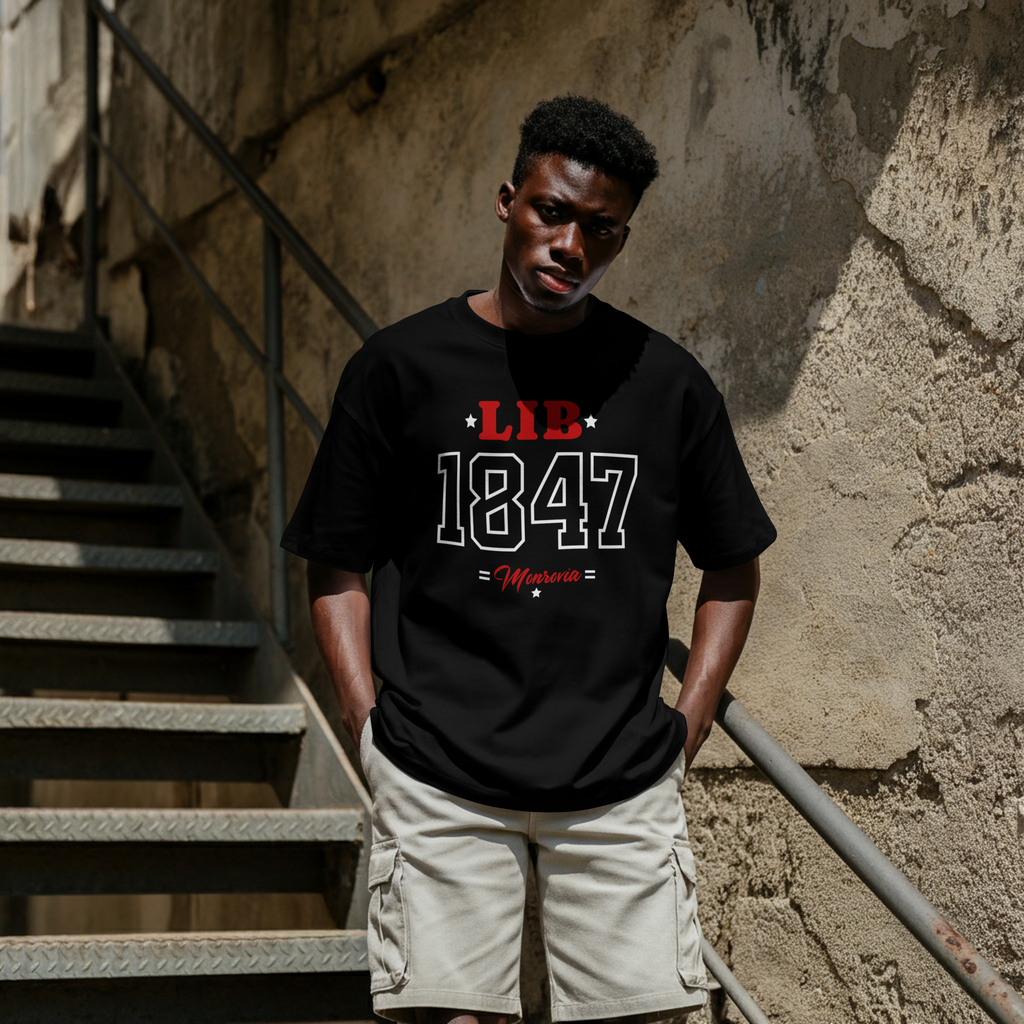 LIB 1847 Heritage Tee – Monrovia Edition
