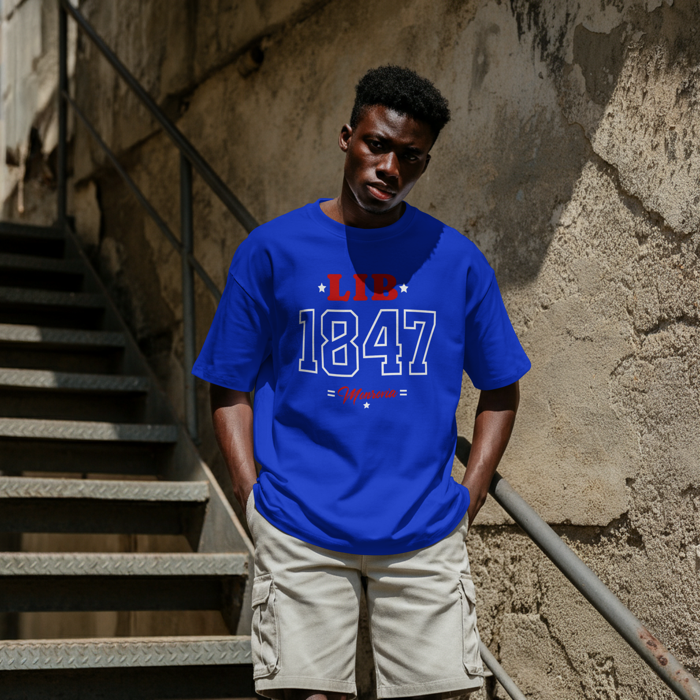 LIB 1847 Heritage Tee – Monrovia Edition