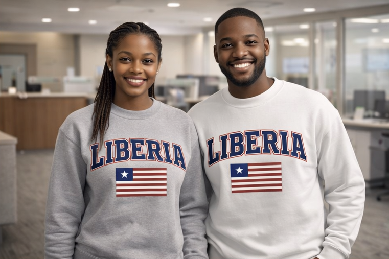Liberia Heritage Sweatshirt – Vintage Flag Crewneck | Unisex Streetwear