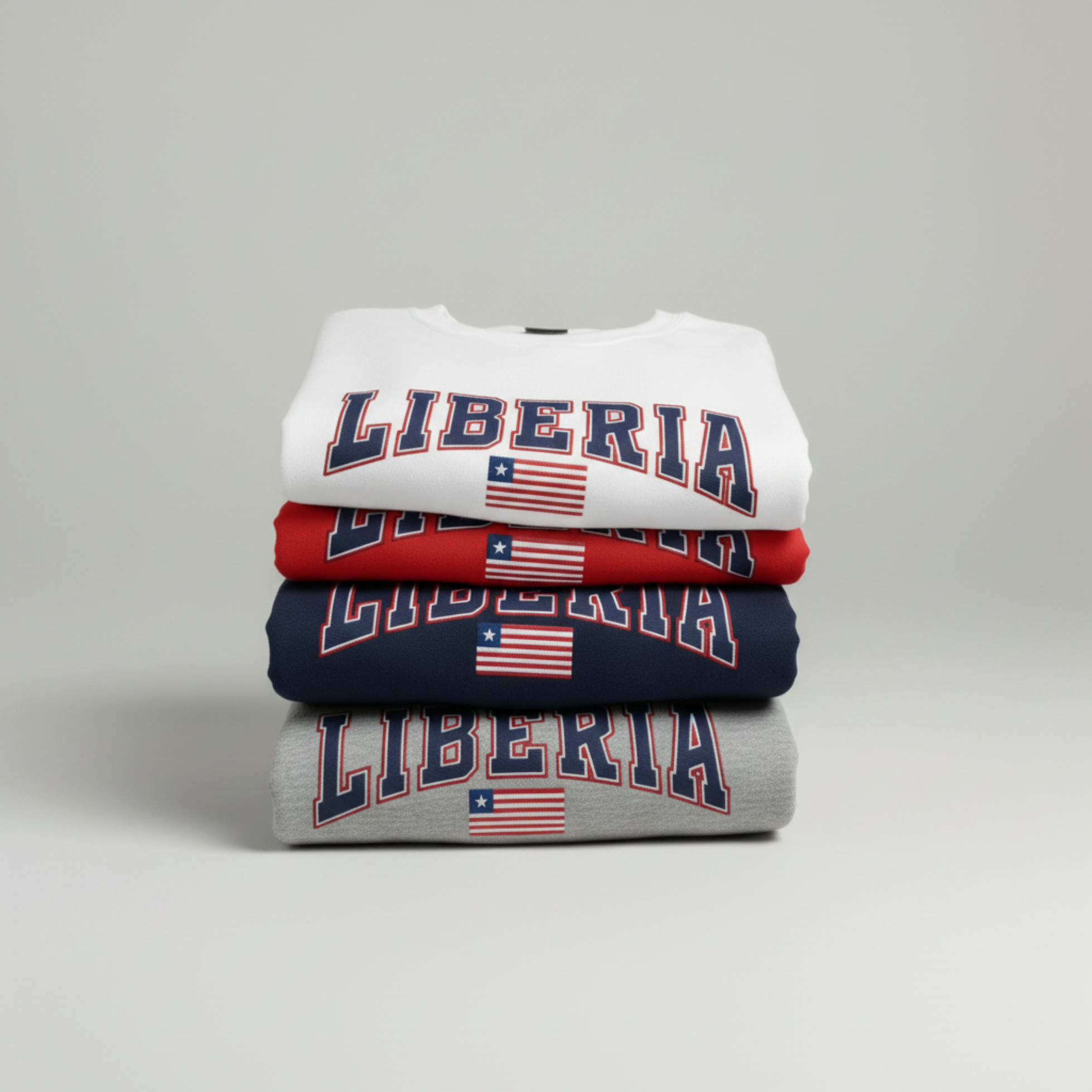 Liberia Heritage Sweatshirt – Vintage Flag Crewneck | Unisex Streetwear