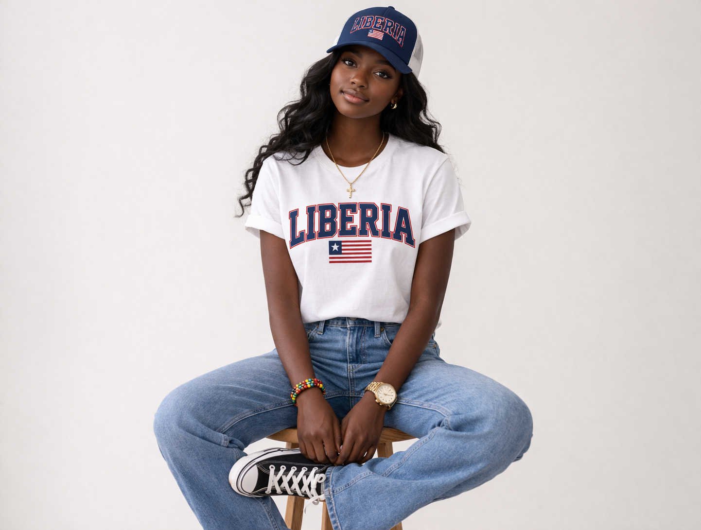 Liberia Flag T-Shirt – African Heritage Tee | Unisex Streetwear | Cultural Pride Shirt