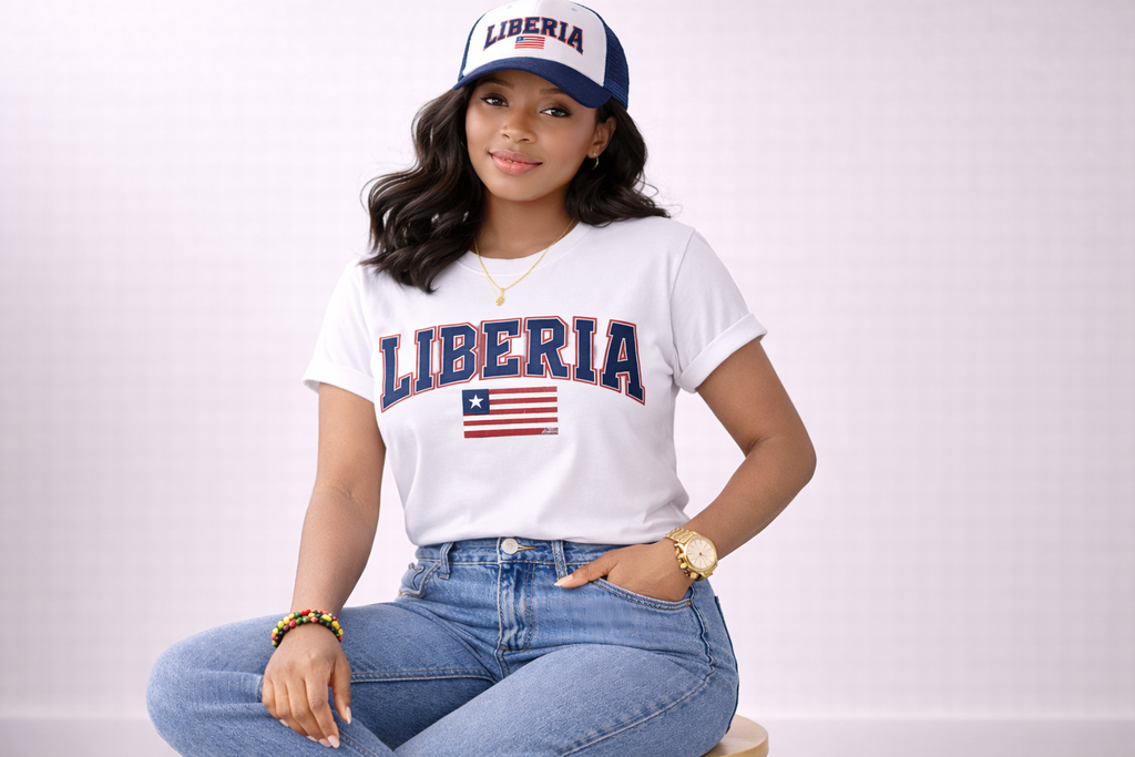 Liberia Flag T-Shirt – African Heritage Tee | Unisex Streetwear | Cultural Pride Shirt