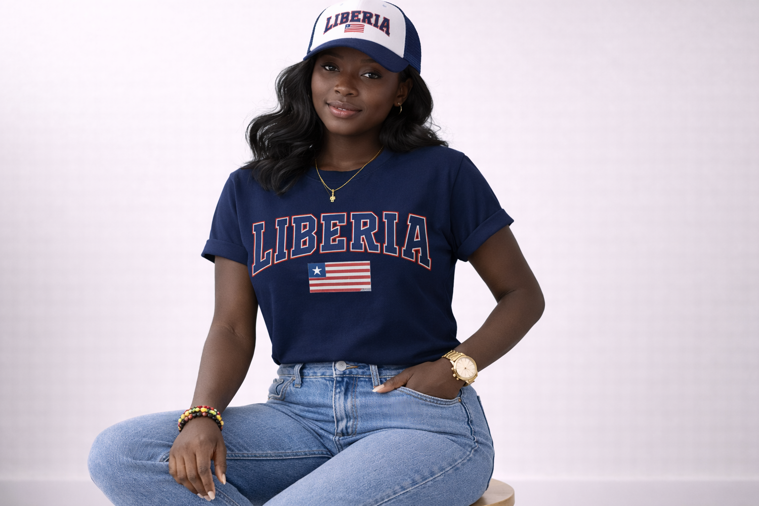 Liberia Flag T-Shirt – African Heritage Tee | Unisex Streetwear | Cultural Pride Shirt