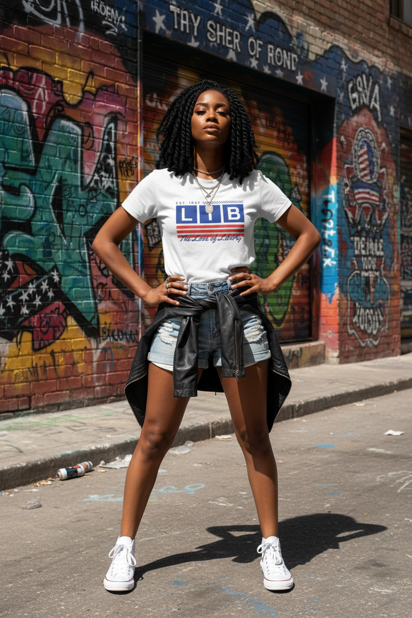 LIB – The Love of Liberty Graphic T-Shirt | Classic Patriotic Tee