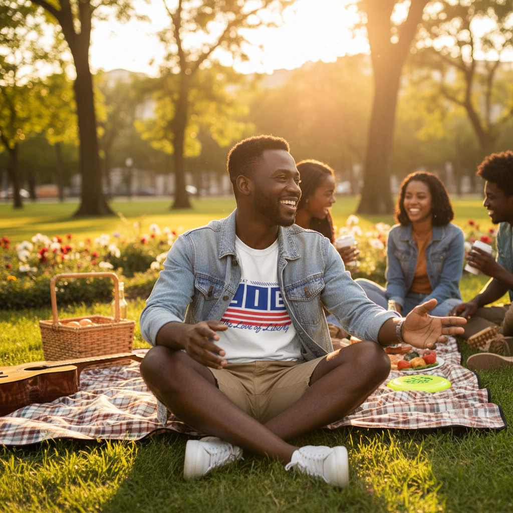 LIB – The Love of Liberty Graphic T-Shirt | Classic Patriotic Tee