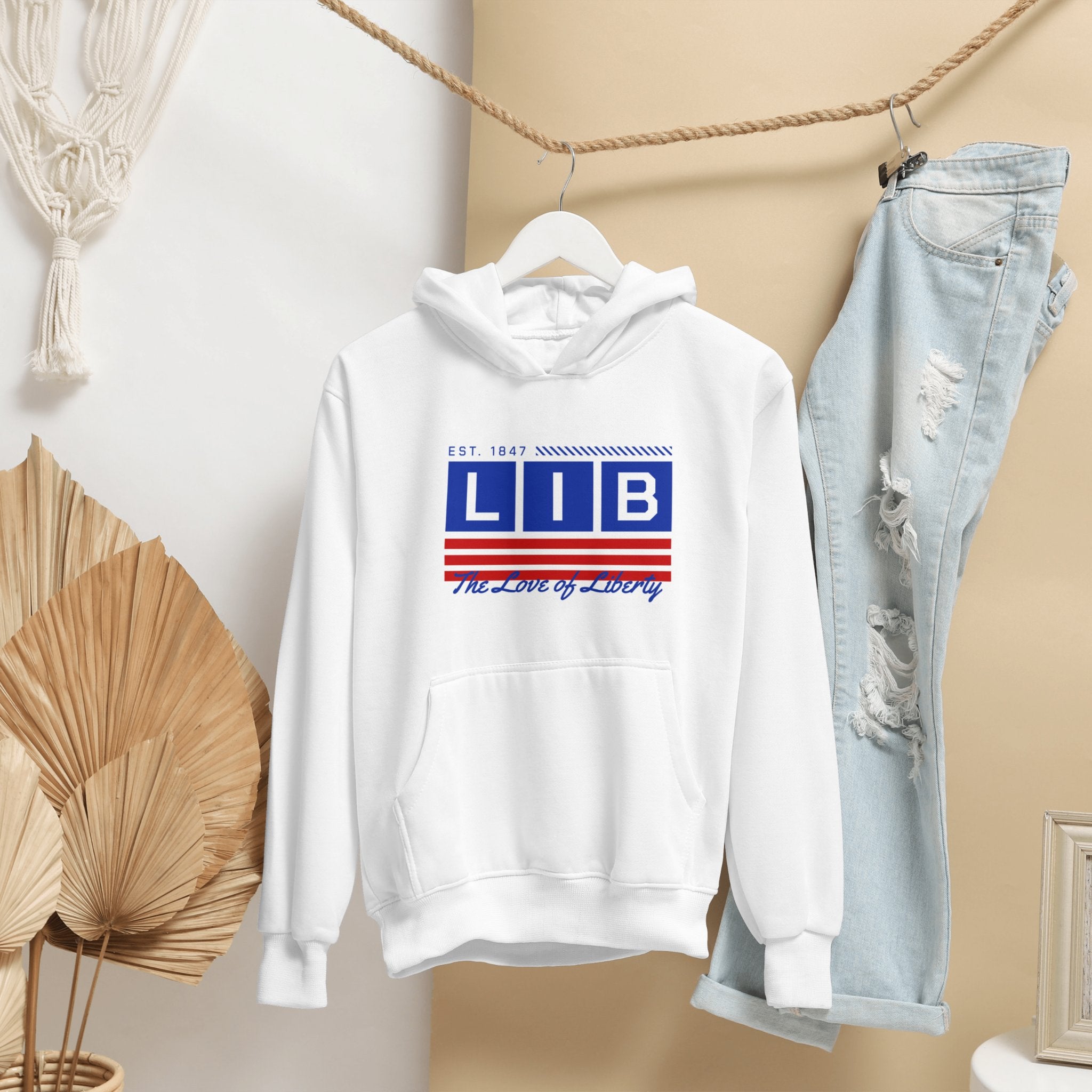 LIB – The Love of Liberty Hoodie | Patriotic Pullover