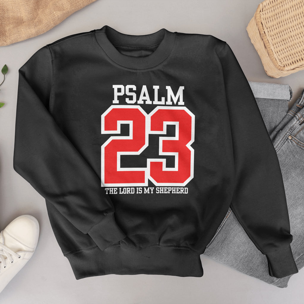 Psalm 23 Varsity Faith Crewneck Sweatshirt