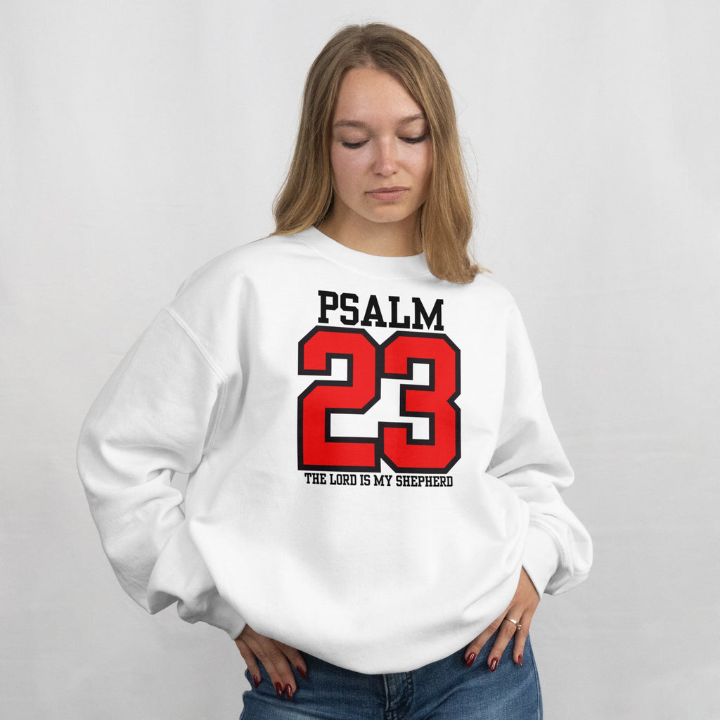 Psalm 23 Varsity Faith Crewneck Sweatshirt