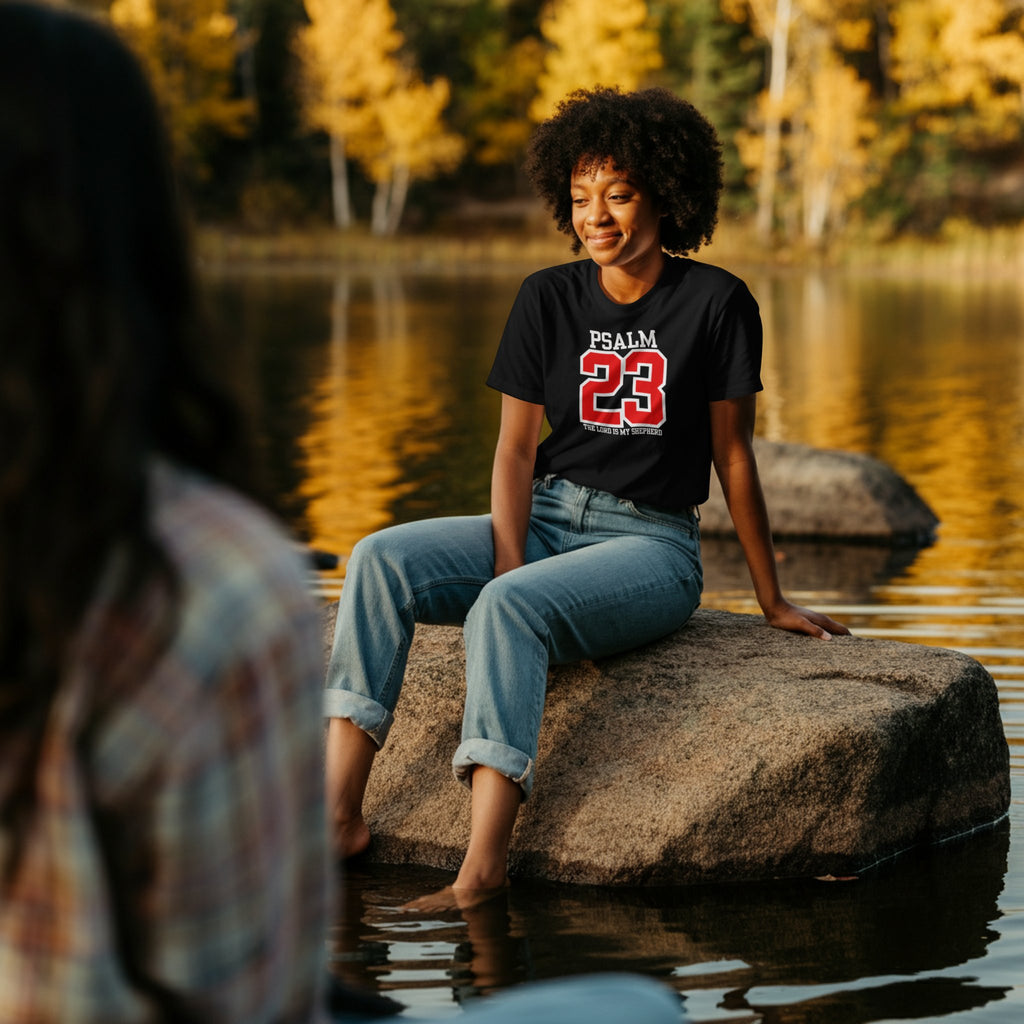 Psalm 23 Statement Tee – The Lord Is My Shepherd