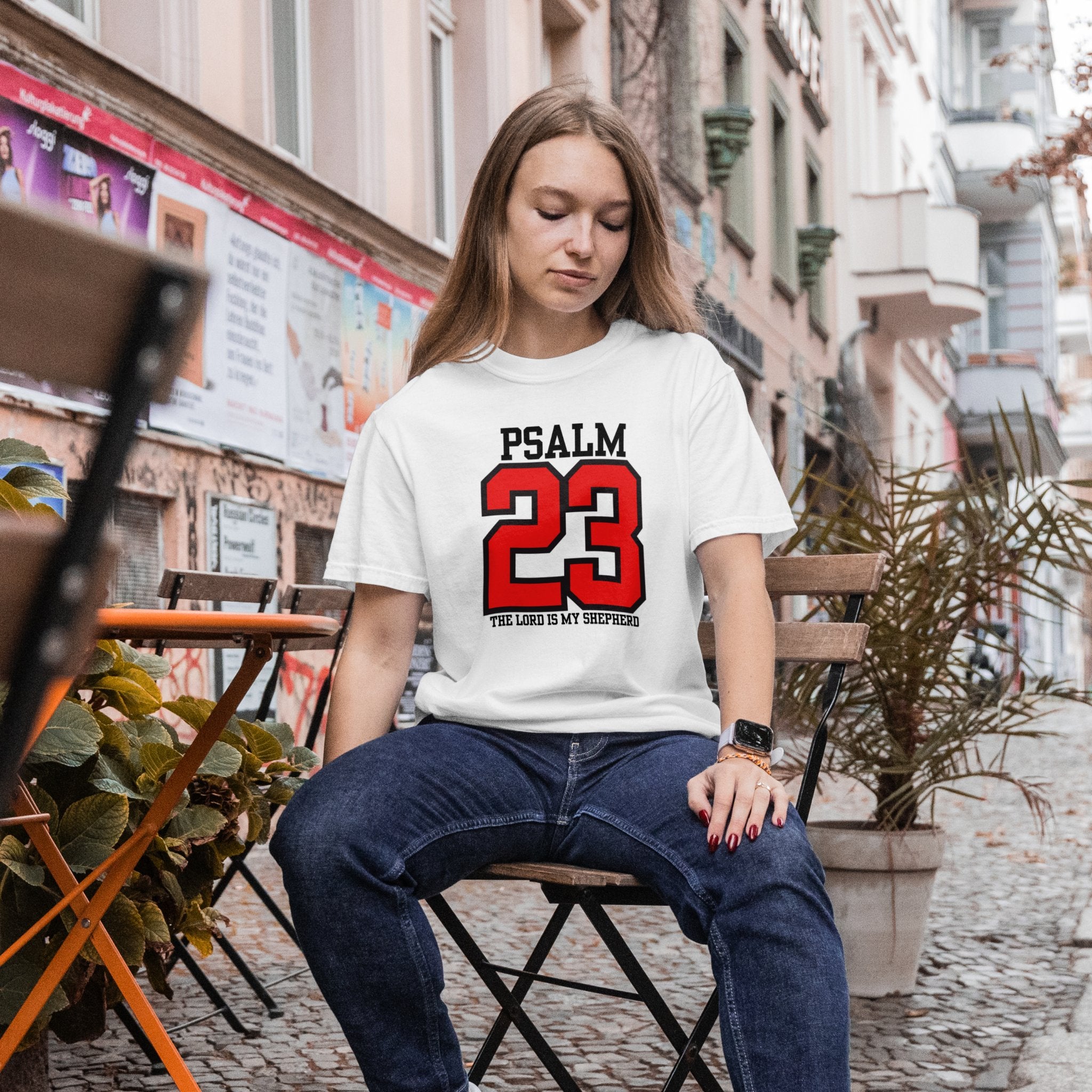 Psalm 23 Statement Tee – The Lord Is My Shepherd